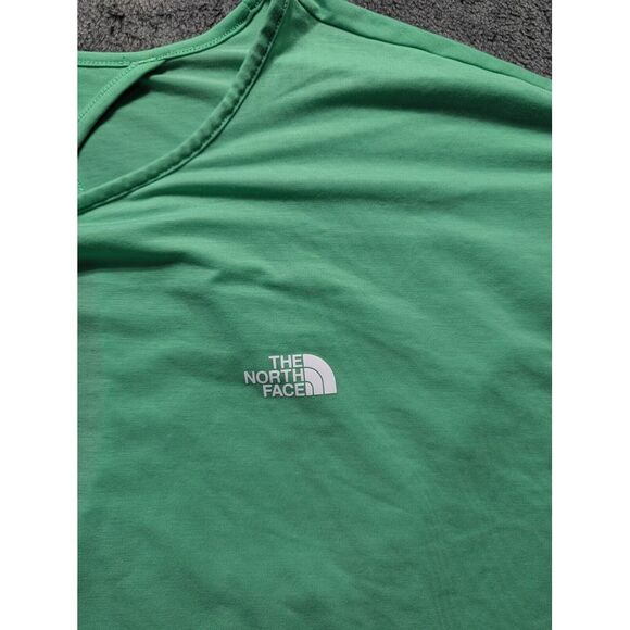 The North Face Athletic Short Sleeve Shirt Women's Plus Size 2X Green - Picture 4 of 11